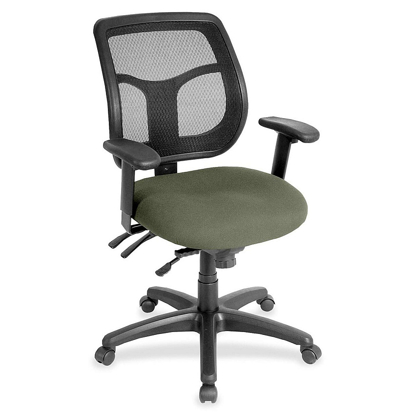 Eurotech Apollo Task Chair Sage Seat Color - Fabric Seat Material - Sage Back Color - 5-star Base - Shire Sage - 1 Each (MFT94585)