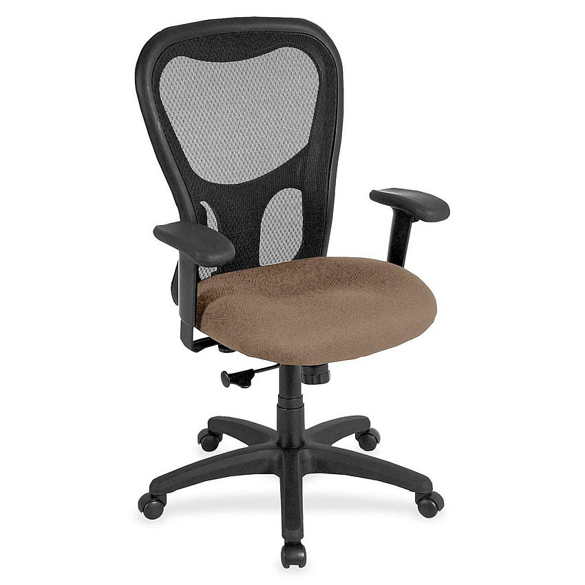 Eurotech Apollo Highback MM9500 Malted Seat Color - Fabric Seat Material - 5-star Base - Fuse Malted - 1 Each (MM950003)