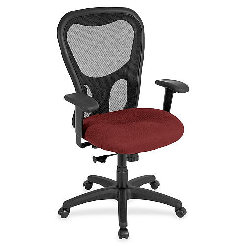 Eurotech Apollo MM9500 Highback Executive Chair Festive Seat Color - Fabric Seat Material - 5-star Base - Expo Festive - 1 Each (MM950031)