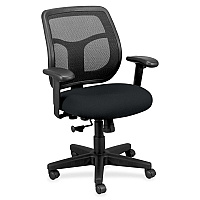 Eurotech Apollo Task Chair Ebony Seat Color - Fabric Seat Material - 5-star Base - Insight Ebony - 1 Each (MT940049)