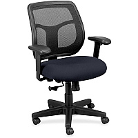 Eurotech Apollo MT9400 Mesh Task Chair Navy Seat Color - Fabric Seat Material - Navy Back Color - 5-star Base - Perfection Navy - 1 Each (MT940066)
