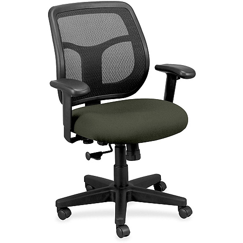 Eurotech Apollo MT9400 Mesh Task Chair Olive Green Seat Color - Fabric Seat Material - Olive Green Back Color - 5-star Base - Perfection Olive Green - 1 Each (MT940067)
