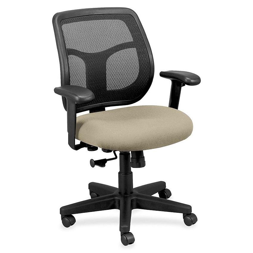 Eurotech Apollo Task Chair Travertine Seat Color - Fabric Seat Material - 5-star Base - Shire Travertine - 1 Each (MT940087)