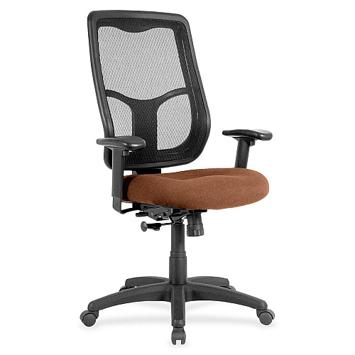 Eurotech Apollo MTHB94 Executive Chair Nutmeg Seat Color - Fabric Seat Material - 5-star Base - Canyon Nutmeg - 1 Each (MTHB9430)