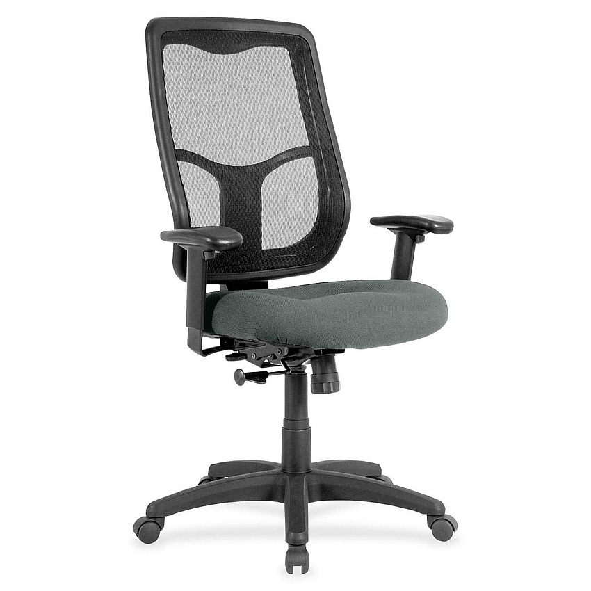 Eurotech Apollo MTHB94 Executive Chair Fog Seat Color - Fabric Seat Material - 5-star Base - Expo Fog - 1 Each (MTHB9432)