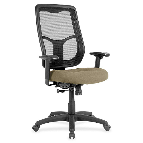 Eurotech Apollo MTHB94 Executive Chair Latte Seat Color - Fabric Seat Material - 5-star Base - Expo Latte - 1 Each (MTHB9433)