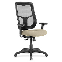 Eurotech Apollo MTHB94 Executive Chair Travertine Seat Color - Fabric Seat Material - 5-star Base - Shire Travertine - 1 Each (MTHB9487)