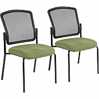 Eurotech Dakota 2 7014 Guest Chair Cress Seat Color - Fabric Seat Material - Steel Frame Material - Four-legged Base - Fuse Cress - 2 / Carton (701448)