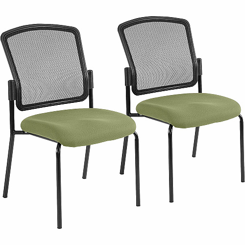 Eurotech Dakota 2 7014 Guest Chair Cress Seat Color - Fabric Seat Material - Steel Frame Material - Four-legged Base - Fuse Cress - 2 / Carton (701448)
