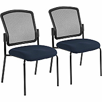 Eurotech Dakota 2 7014 Guest Chair Cadet Seat Color - Fabric Seat Material - Steel Frame Material - Four-legged Base - Forte Cadet - 2 / Carton (701443)