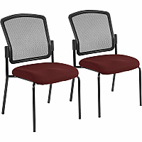Eurotech Dakota 2 7014 Guest Chair Port Seat Color - Fabric Seat Material - Steel Frame Material - Four-legged Base - Forte Port - 2 / Carton (701444)
