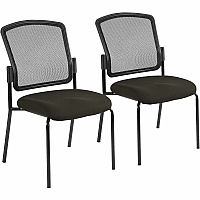 Eurotech Dakota 2 7014 Guest Chair Pepper Seat Color - Fabric Seat Material - Steel Frame Material - Four-legged Base - Fuse Pepper - 2 / Carton (701404)