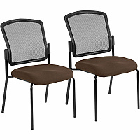 Eurotech Dakota 2 7014 Guest Chair Mudslide Seat Color - Fabric Seat Material - Steel Frame Material - Four-legged Base - Canyon Mudslide - 2 / Carton (701428)