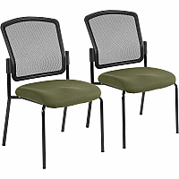 Eurotech Dakota 2 7014 Guest Chair Leaf Seat Color - Fabric Seat Material - Steel Frame Material - Four-legged Base - Expo Leaf - 2 / Carton (701434)