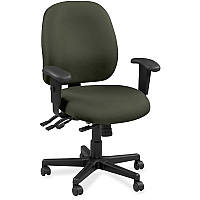 Eurotech 4x4 49802A Task Chair Olive Green Seat Color - Fabric Seat Material - Olive Green Back Color - Fabric Back Material - 5-star Base - Perfection Olive Green - 1 Each (4980267)