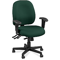 Eurotech 4x4 49802A Task Chair Forest Seat Color - Leather Seat Material - Forest Back Color - Leather Back Material - 5-star Base - Insight Forest - 1 Each (4980250)