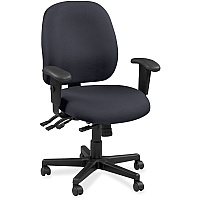 Eurotech 4x4 49802A Task Chair Azurean Seat Color - Leather Seat Material - Azurean Back Color - Leather Back Material - 5-star Base - Fuse Azurean - 1 Each (4980246)