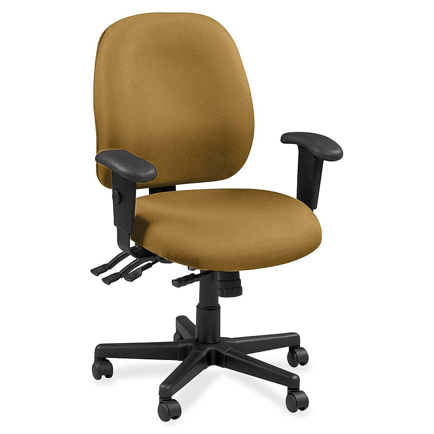 Eurotech 4x4 49802A Task Chair Nugget Seat Color - Leather Seat Material - Nugget Back Color - Leather Back Material - 5-star Base - Canyon Nugget - 1 Each (4980229)