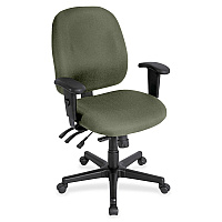 Eurotech 4x4 Task Chair Sage Seat Color - Fabric Seat Material - Sage Back Color - Fabric Back Material - 5-star Base - Shire Sage - 1 Each (498SL85)