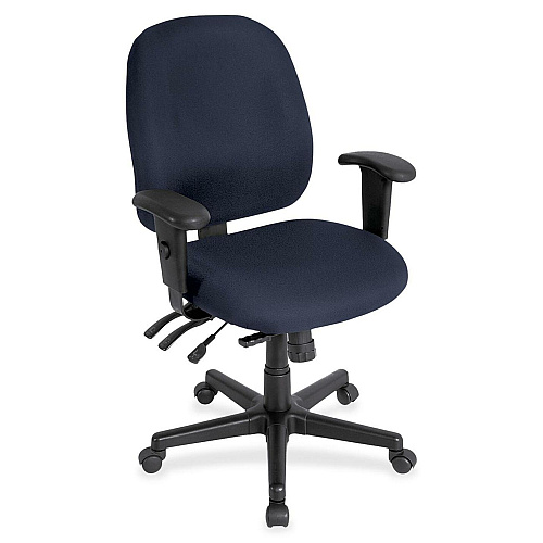 Eurotech 4x4 498SL Task Chair Periwinkle Seat Color - Fabric Seat Material - Periwinkle Back Color - Fabric Back Material - 5-star Base - Insight Periwinkle Blue - 1 Each (498SL01)