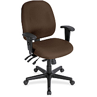 Eurotech 4x4 498SL Task Chair Mudslide Seat Color - Fabric Seat Material - Mudslide Back Color - Fabric Back Material - 5-star Base - Canyon Mudslide - 1 Each (498SL28)