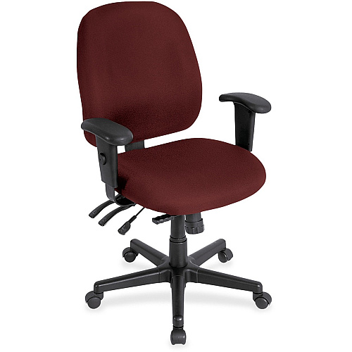Eurotech 4x4 498SL Task Chair Port Seat Color - Fabric Seat Material - Port Back Color - Fabric Back Material - 5-star Base - Forte Port - 1 Each (498SL44)