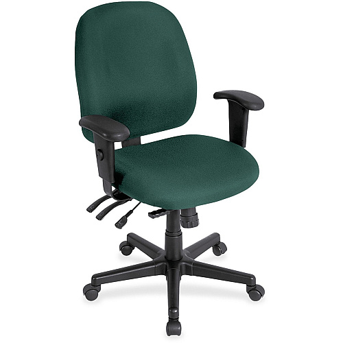 Eurotech 4x4 498SL Task Chair Chive Seat Color - Fabric Seat Material - Chive Back Color - Fabric Back Material - 5-star Base - Forte Chive - 1 Each (498SL42)