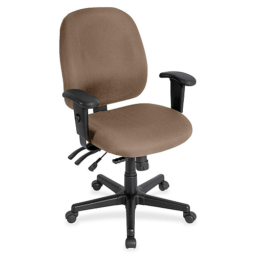 Eurotech 4x4 Task Chair Malted Seat Color - Fabric Seat Material - Malted Back Color - Fabric Back Material - 5-star Base - Fuse Malted - 1 Each (498SL03)