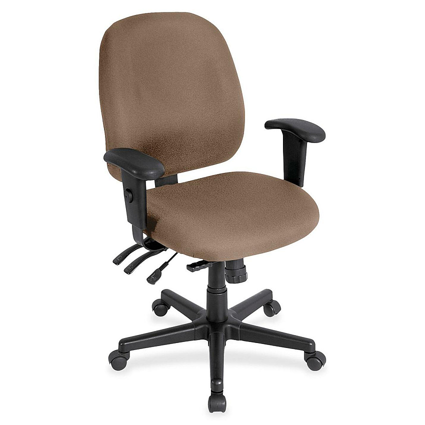 Eurotech 4x4 Task Chair Malted Seat Color - Fabric Seat Material - Malted Back Color - Fabric Back Material - 5-star Base - Fuse Malted - 1 Each (498SL03)