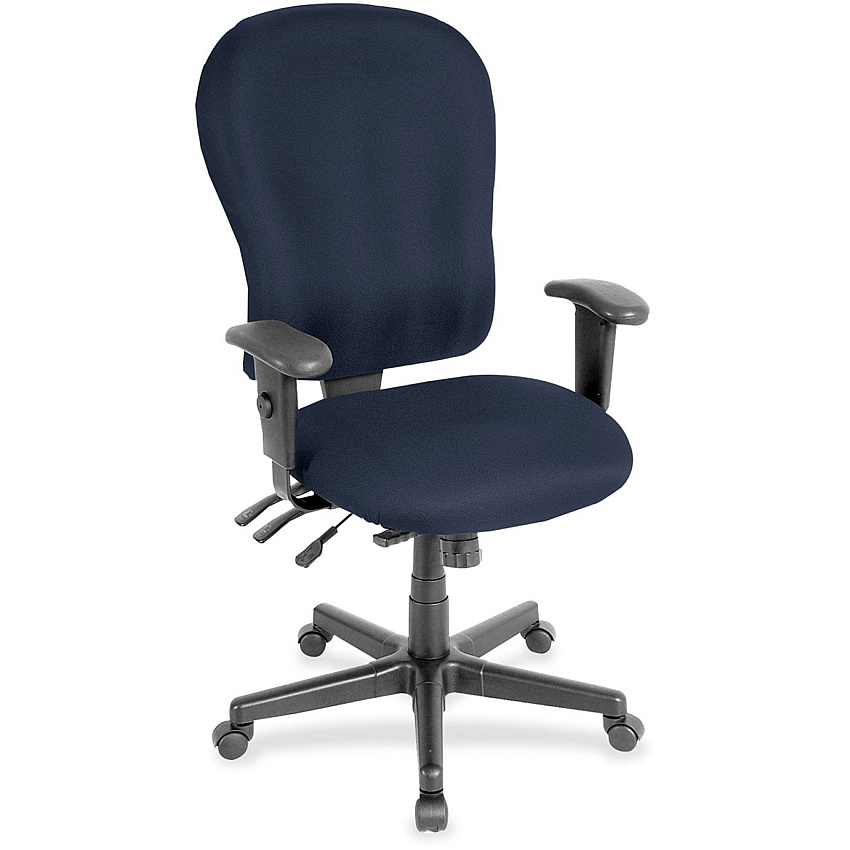 Eurotech 4x4xl High Back Task Chair Cadet Seat Color - Fabric Seat Material - Cadet Back Color - Fabric Back Material - 5-star Base - Forte Cadet - 1 Each (FM408043)