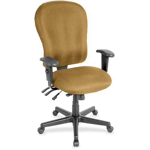 Eurotech 4x4 XL FM4080 High Back Executive Chair Nugget Seat Color - Fabric Seat Material - Nugget Back Color - Fabric Back Material - 5-star Base - Canyon Nugget - 1 Each (FM408029)
