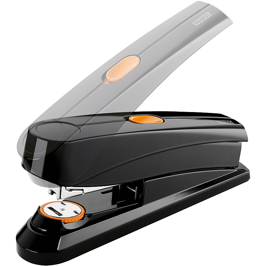 Novus B8fc Power on Demand Stapler Staples Upto 50 Sheet of 80g/m² Paper - 2.63" Throat Depth - Black - Steel, Plastic - 1 Carton (0201673)