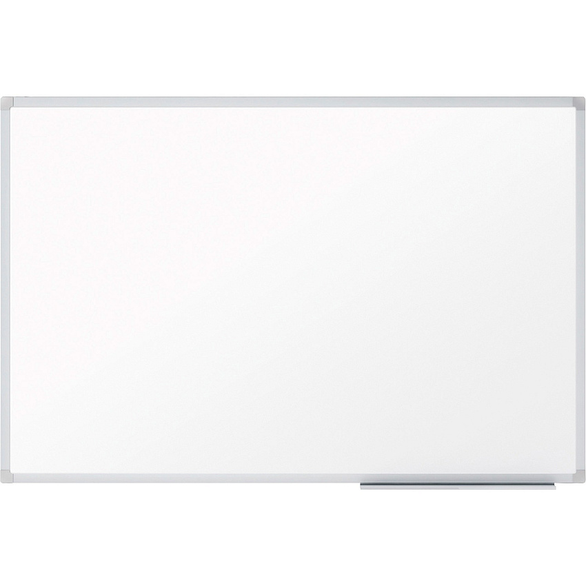 Mead Basic Dry-Erase Board 96.6" (8.1 ft) Width x 48.6" (4.1 ft) Height - White Melamine Surface - Silver Aluminum Frame - Durable, Marker Tray - 1 Each (85359)