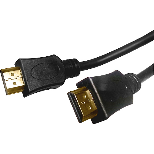 Compucessory HDMI A/V Cable 12 ft HDMI A/V Cable for Desktop Computer, Monitor, TV, Audio/Video Device, Notebook - First End: 1 x HDMI Digital Audio/Video - Male - Second End: 1 x HDMI Digital Audio/Video - Male - Black - 1 Each (11161)