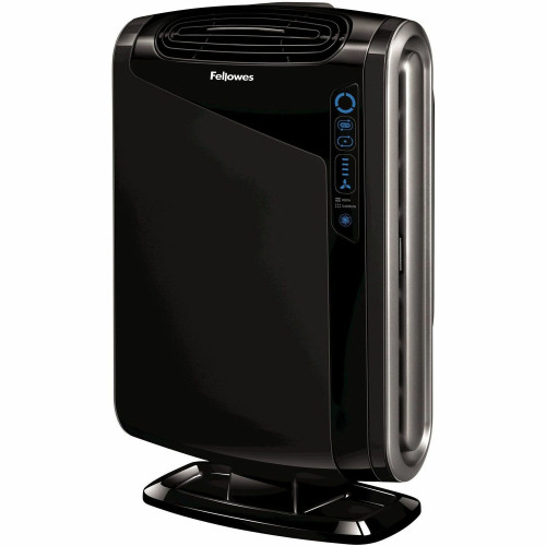 Fellowes HEPA and Carbon Filtration Air Purifiers, 300-600 sq ft Room Capacity, Black (9286201)