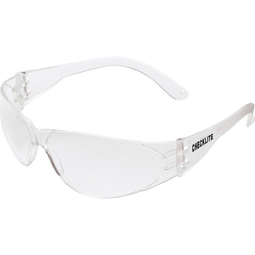 Crews Checklite Anti-fog Safety Glasses Ultraviolet Protection - Clear - Anti-fog, Scratch Resistant, Lightweight - 1 Each (CL110AF)