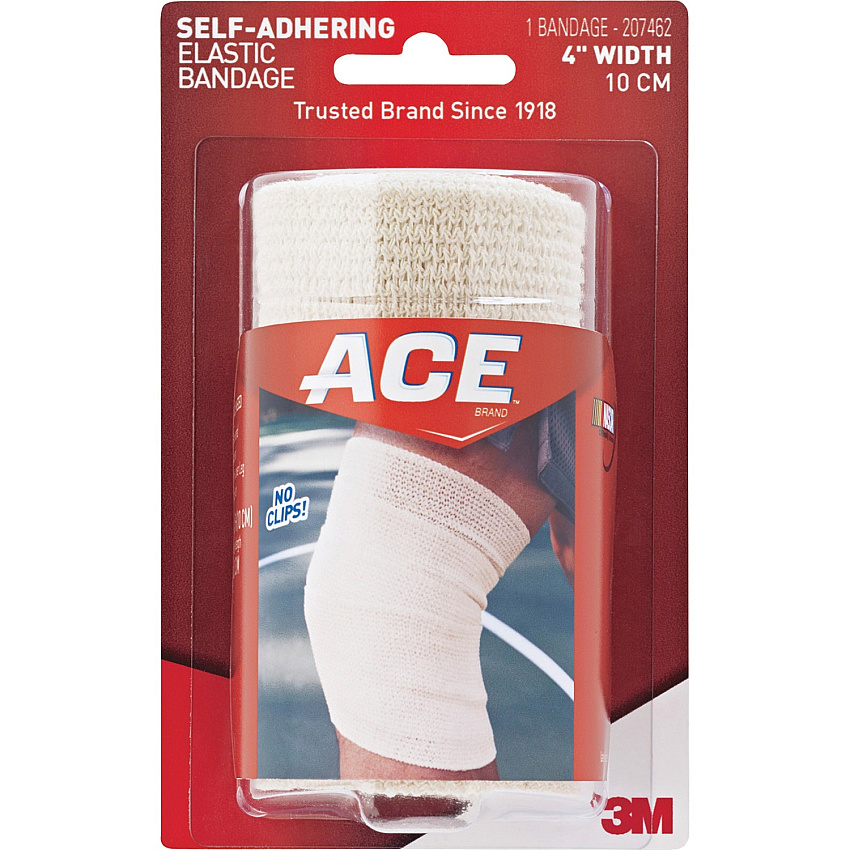 Ace Self-adhering Elastic Bandage 4" Width - Tan - 1 Each (207462)