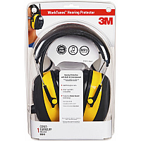 Tekk Protection Protection Digital WorkTunes Earmuffs Stereo - Wired - Over-the-head - Binaural - Circumaural - Yellow, Black - 1 Each (9054100000V)