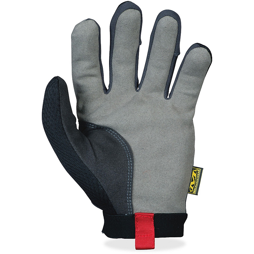 Mechanix Wear 2-way Stretch Utility Gloves 10 Size Number - Large Size - Black - Air Vent, Stretchable, Reinforced Palm Pad, Snag Resistant, Hook & Loop - 2 / Pair (H1505010)