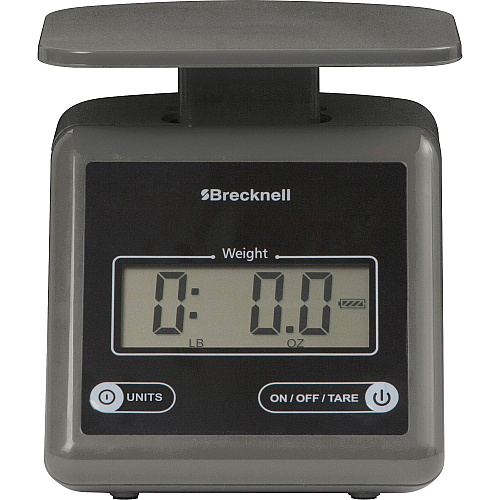 Brecknell Digital Postal Scale 7.24 lb / 3.29 kg Maximum Weight Capacity - Gray (PS7GRAY)