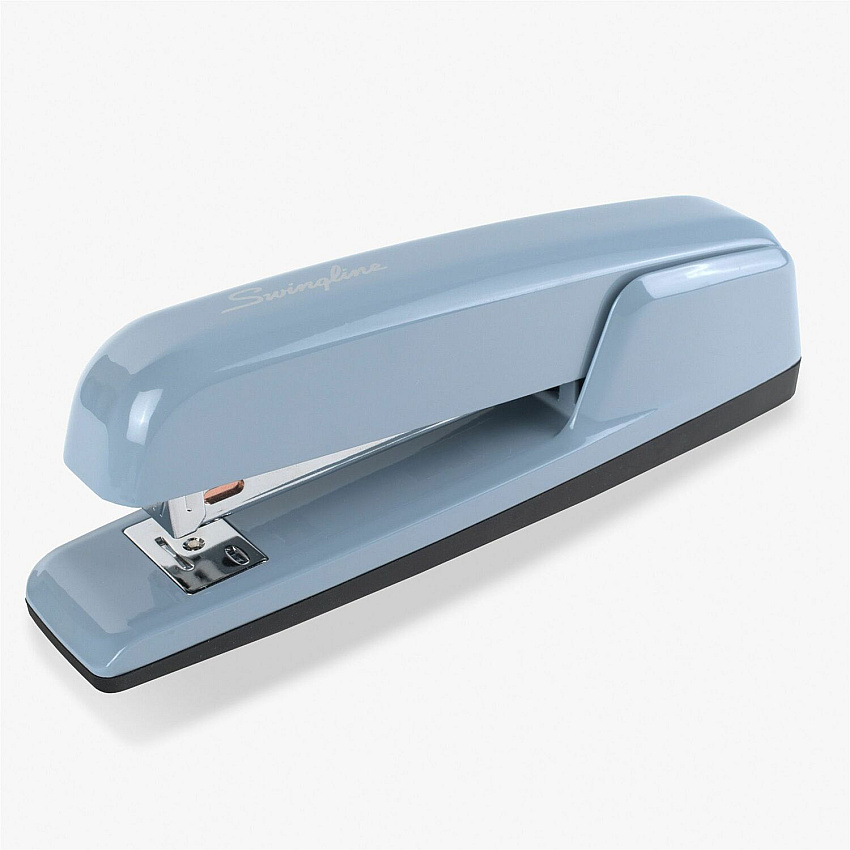 Swingline 747 Business Stapler Staples Upto 25 Sheet of 20lb Paper - Holds Upto 210 Staple - Full Strip - Staple Size: 0.25" - Sky Blue - Metal, Die-cast - 1 Each (74722)