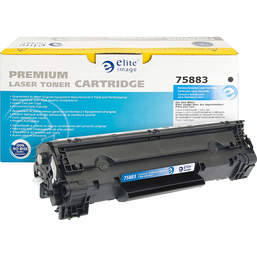 Elite Image Remanufactured Toner Cartridge - Alternative for Canon (128) 2100 (75883)