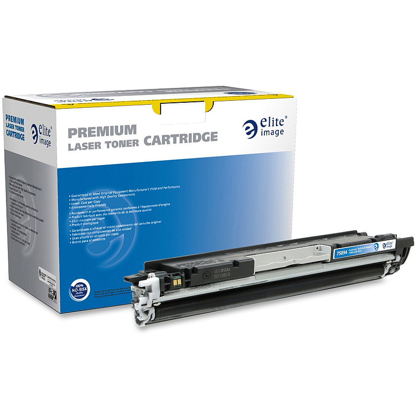 Elite Image Remanufactured Laser Toner Cartridge - Alternative for HP 126A (CE310A) - Black - 1 Each 1200 Pages (75894)