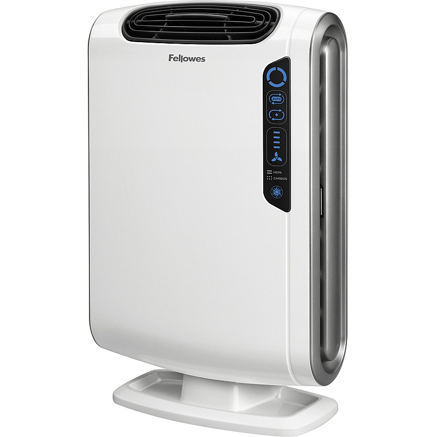 Fellowes AeraMax&reg; DX55 Air Purifier True HEPA, PlasmaTrue - 400 Sq. ft. - White (9320701)