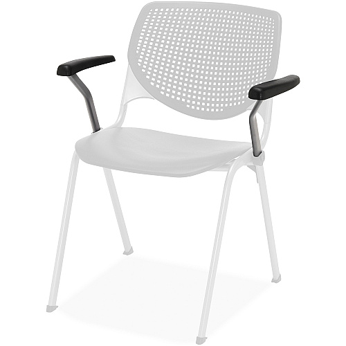 KFI Armset Black, Silver - 1 Each (2300ARMSET)
