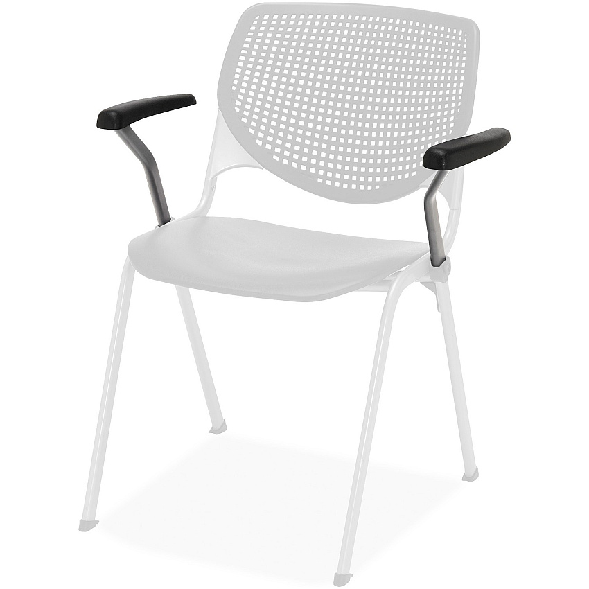 KFI Armset Black, Silver - 1 Each (2300ARMSET)