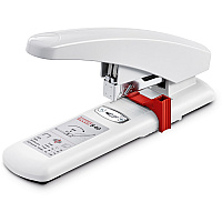 Novus B40 Heavy Duty Stapler Staples Upto 100 Sheet of 80g/m² Paper - 2.25" Throat Depth - Off White - Steel, Plastic - 1 Carton (0230056)