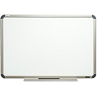 SKILCRAFT Aluminum Frame Total Erase White Board 72" (6 ft) Width x 48" (4 ft) Height - White Surface - Titanium Aluminum Frame - Rectangle - 1 Each (7110016222129)