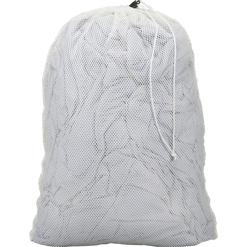 SKILCRAFT Heavy-duty Synthetic Mesh Laundry Net 24" Width x 36" Length - White - Polyester, Synthetic - 1Each - Washer, Dryer, Mop Head (3510016227153)
