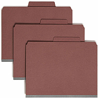 Smead SuperTab 2/5 Tab Cut Letter Recycled Classification Folder 8 1/2